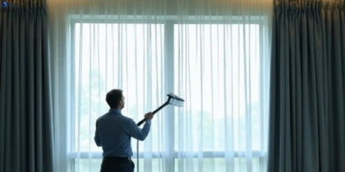 Commercial Curtain Steam Cleaning