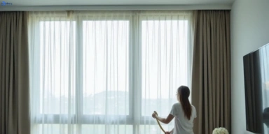 Sheer Curtain Steam Cleaning