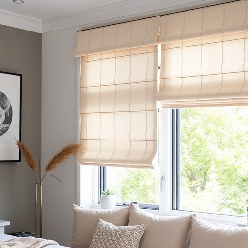 Roman Blinds After