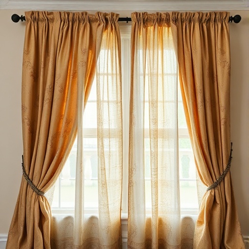 Vintage Curtains Before