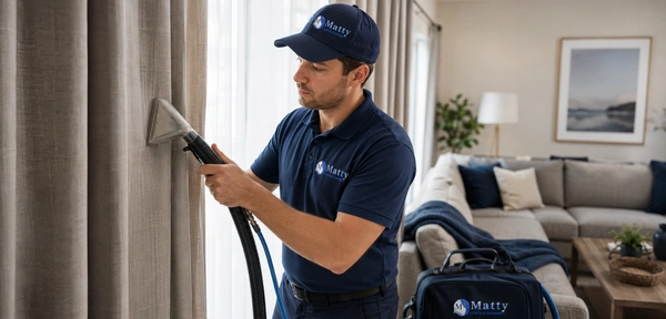 Residential Curtain Cleaning Process