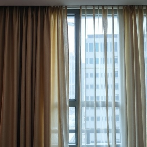 Commercial Curtains Before